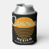 Cancun Yucatan Mexico Sun Blikjeskoeler (Blikje Voorkant)