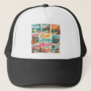 Cancun Zon Zand Mexico Mooie Stranden Tropisch Trucker Pet