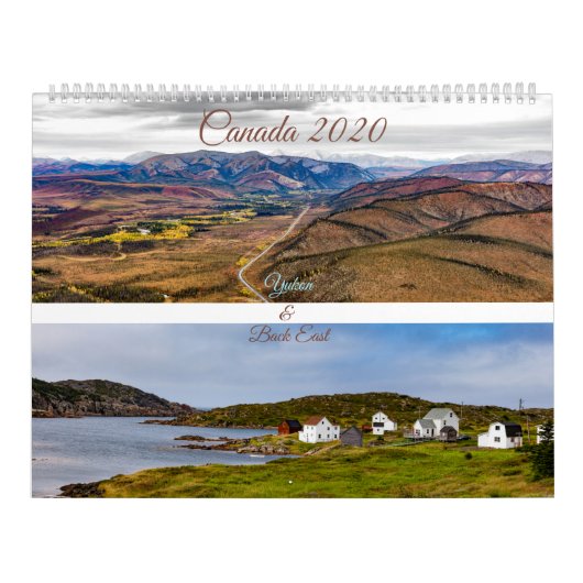 Canda 2020, Yukon & Back East, Fotokalender Kalender (Hoes)