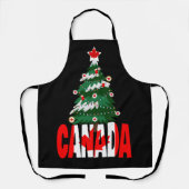 Canda Christmas Canadian Xmas Tree  Schort (Voorkant)