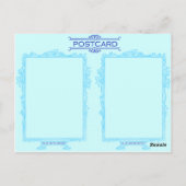 Candace - Blue Green Dream Briefkaart (Achterkant)
