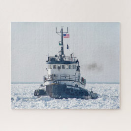 Candace Elise Tugboat in Ice Legpuzzel