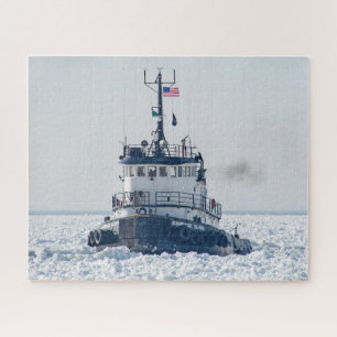 Candace Elise Tugboat in Ice Legpuzzel
