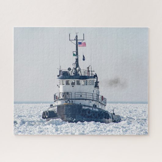 Candace Elise Tugboat in Ice Legpuzzel (Horizontaal)