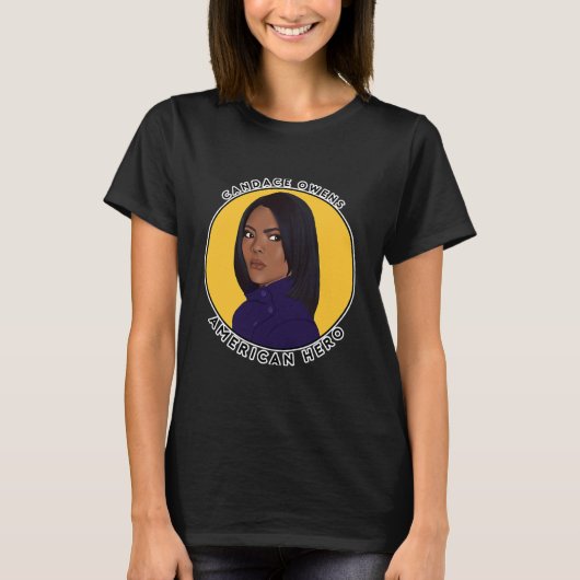 Candace Owens American Hero T-shirt (Voorkant)