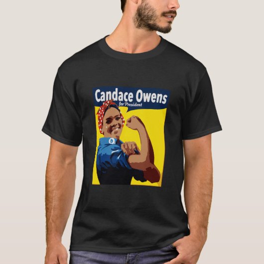 Candace Owens For President 2024 T-shirt (Voorkant)