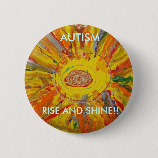 Candace's Autism Art Button (Voorkant)