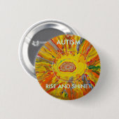 Candace's Autism Art Button (Voorkant /achterkant)