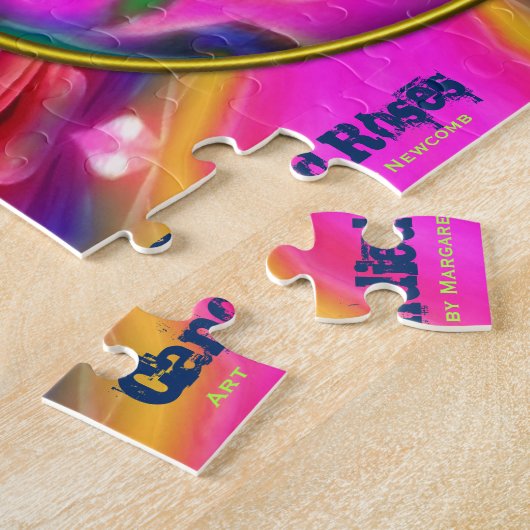 Canded Roos Petals-JIGSAW PUZZLE Legpuzzel (Zijkant)
