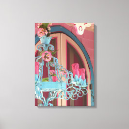 Candelabra en roze - Martha's wijngaard Canvas Afdruk