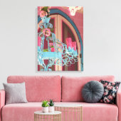 Candelabra en roze - Martha's wijngaard Canvas Afdruk (Insitu (Woonkamer))
