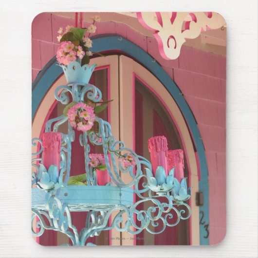 Candelabra en roze - Martha's wijngaard Muismat (Voorkant)