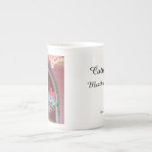 Candelabra en roze - Martha's wijngaard Porselein Kop (Voorkant)