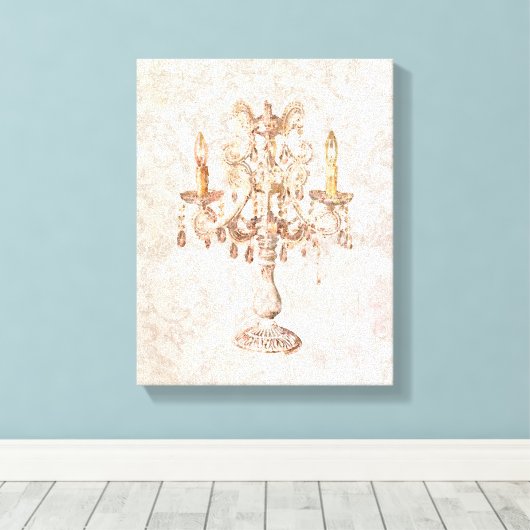 Candelabra (meer opties) - canvas afdruk (Insitu (Houten vloer))