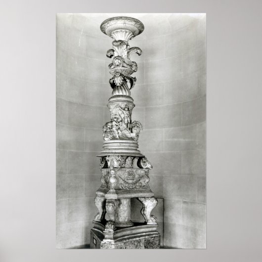 Candelabra, ontworpen door Piranesi op basis van Poster (Voorkant)