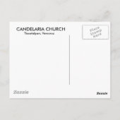Candelaria Church-Tlacotalpan, Veracruz Briefkaart (Achterkant)