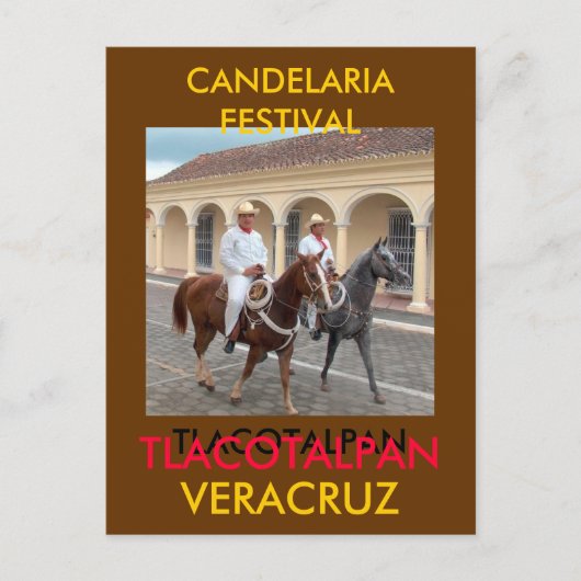 CANDELARIA FESTIVAL BRIEFKAART (Voorkant)