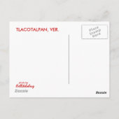 CANDELARIA FESTIVAL BRIEFKAART (Achterkant)