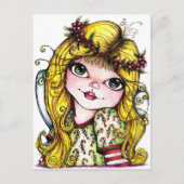 Candi Cane Fairy Briefkaart (Voorkant)