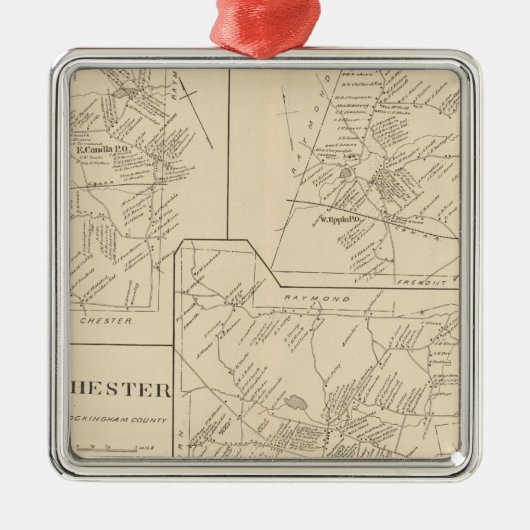Candia, Epping Metalen Ornament (Voorkant)