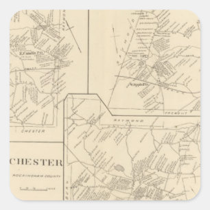 Candia, Epping Vierkante Sticker