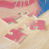 “Candice” A Cherry Striped Mystique – Cat Portrait Legpuzzel (Zijkant)