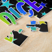 "CANDICE" Voornaam, geun "HAPPY BIRTHDAY" Legpuzzel (Zijkant)