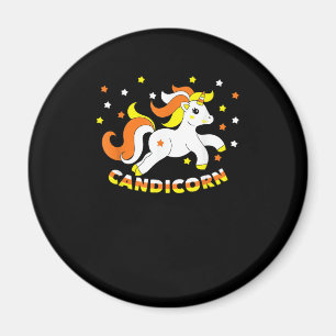 Candicorn Schattig Eenhoorn Halloween Candy Corn G Magneet
