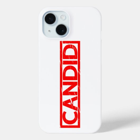 Candid Stamp Case-Mate iPhone Case (Achterkant)
