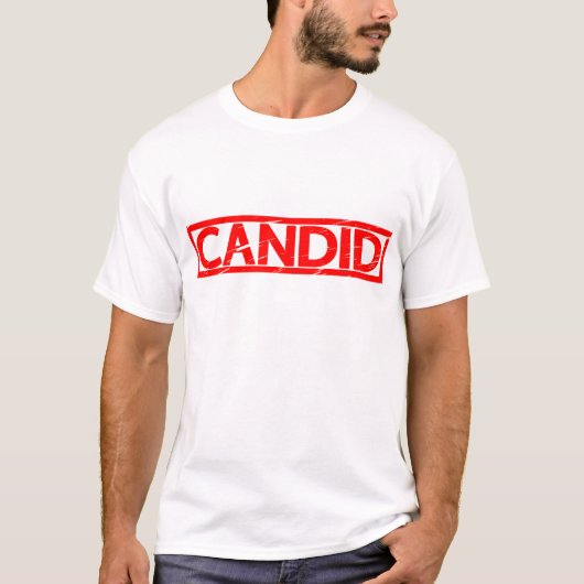 Candid Stamp T-shirt (Voorkant)