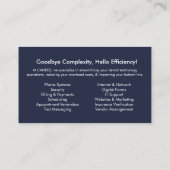 Candid Visitekaartje (Achterkant)