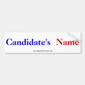 "Candidate"-bumpersticker Bumpersticker (Voorkant)
