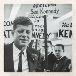 Candidate Kennedy Glazen Onderzetter