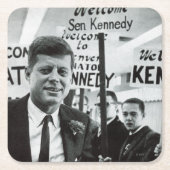 Candidate Kennedy Kartonnen Onderzetters (Voorkant)