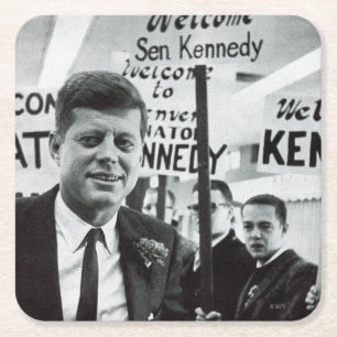 Candidate Kennedy Kartonnen Onderzetters