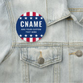 Candidate name slogan political election campaign naamplaatje (In situ)