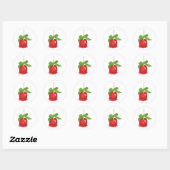 Candide Apple Ronde Sticker (Vel)