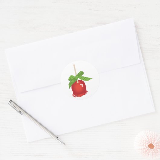 Candide Apple Ronde Sticker (Envelop)