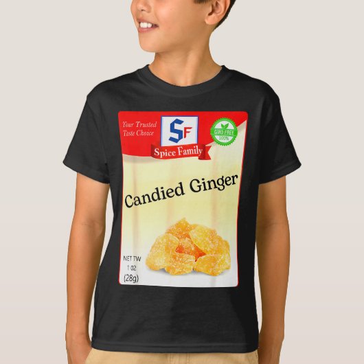 Candied Ginger Condiment Holiday Sce Group Costume T-shirt (Voorkant)