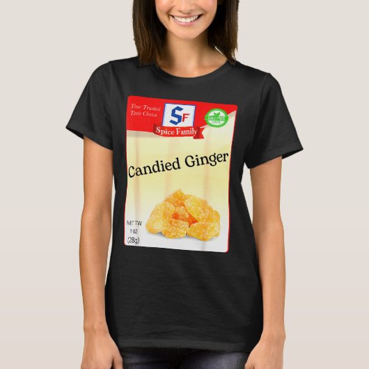 Candied Ginger Condiment Holiday Sce Group Costume T-shirt (Voorkant)