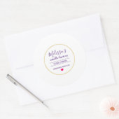 Candle Biz sjabloon Ronde Sticker (Envelop)