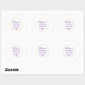 Candle Biz sjabloon Ronde Sticker (Vel)