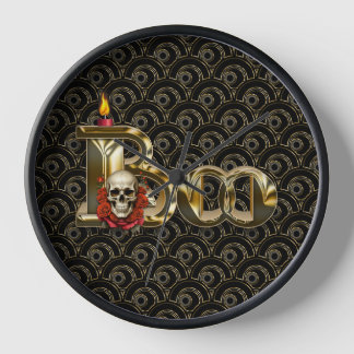 Candle Boo Halloween Muur Klok