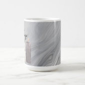 Candle Business logo Sticker Koffiemok (Center)