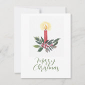 Candle Christmas Kaart (Voorkant)