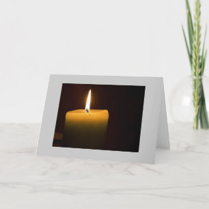 Candle Christmas Kaart