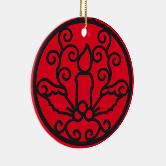 Candle Christmas Tree Ornament (Rechts)