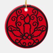Candle Christmas Tree Ornament (Achterkant)