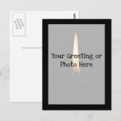 Candle Flame 2 Briefkaart (Voorkant / Achterkant)