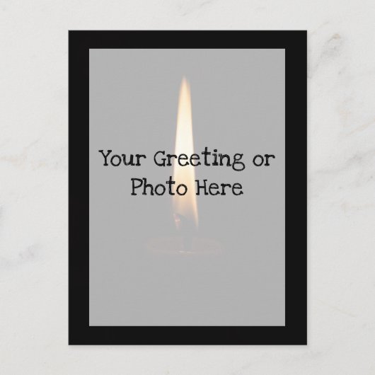 Candle Flame 2 Briefkaart (Voorkant)